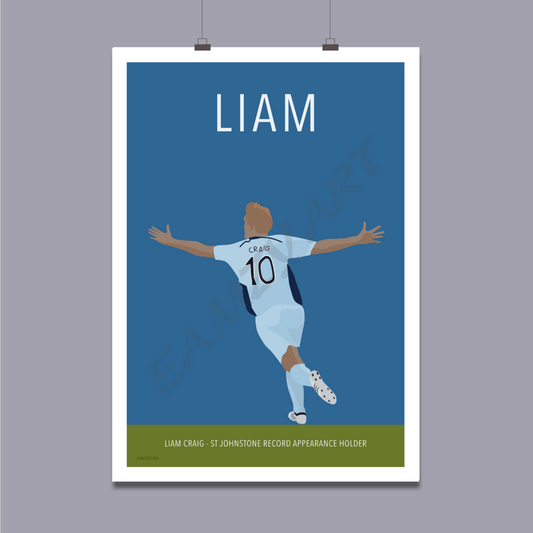 Liam Craig St Johnstone Record Appearance Holder As Of October 2021. This Illustration Shows Liams