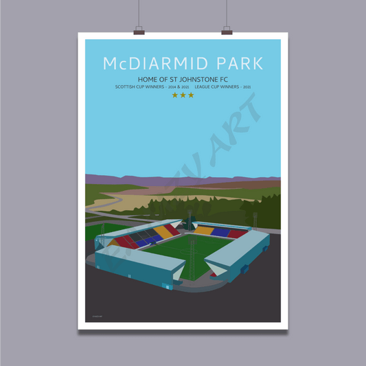 Mcdiarmid Park St Johnstone Fc Home Of The Saintees! Sports Collectibles