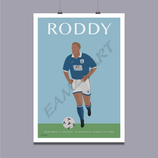 Roddy Grant St Johnstone Fc Hall Of Fame Inductee And Cult Hero Sports Collectibles