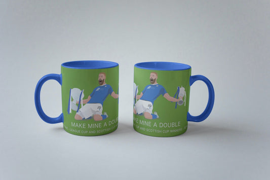 St Johnstone FC double cup winners 2021 - "Make Mine a Double" Mug