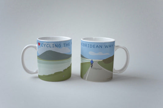 I love Cycling The Hebridean Way ceramic mug
