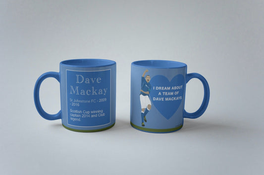 Dave Mackay, St Johnstone 2014 Scottish Cup winning captain mug