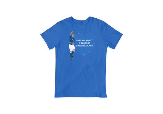Dave Mackay, St Johnstone FC, Club legend - unisex heavy cotton t-shirt - various colours and sizes
