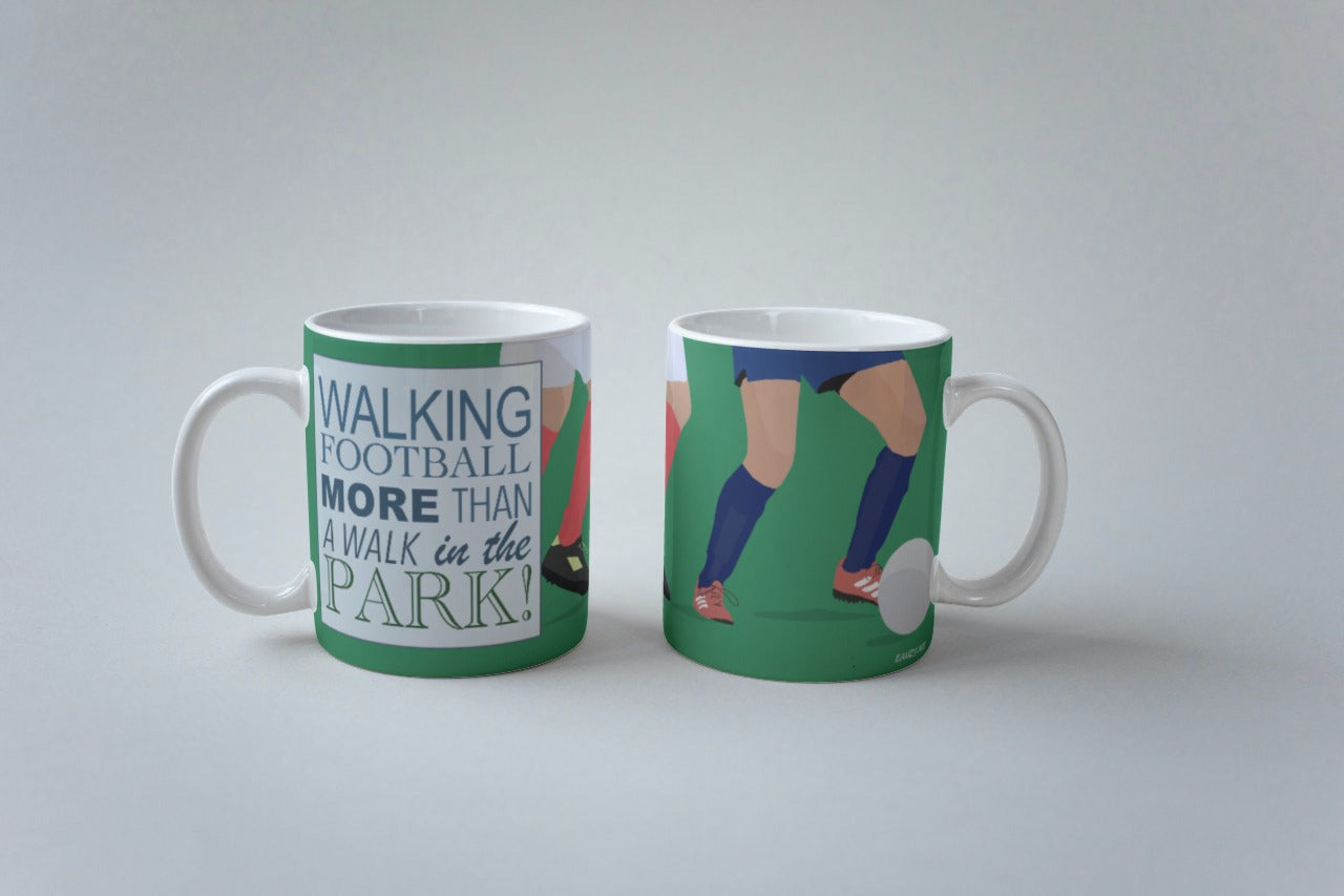 Walking Football 'More than a walk in the park!' mug